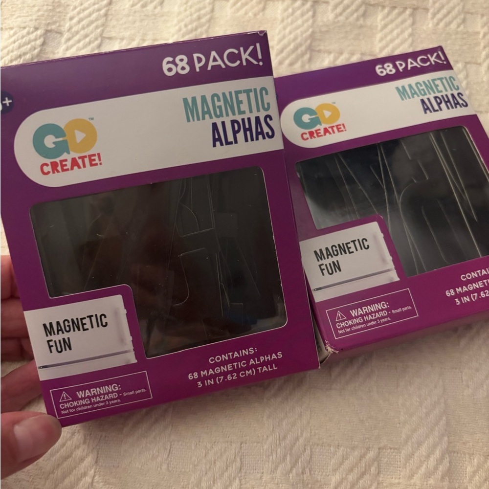 Magnetic Alphas 68 Pack: LOT OF 2 Packages
